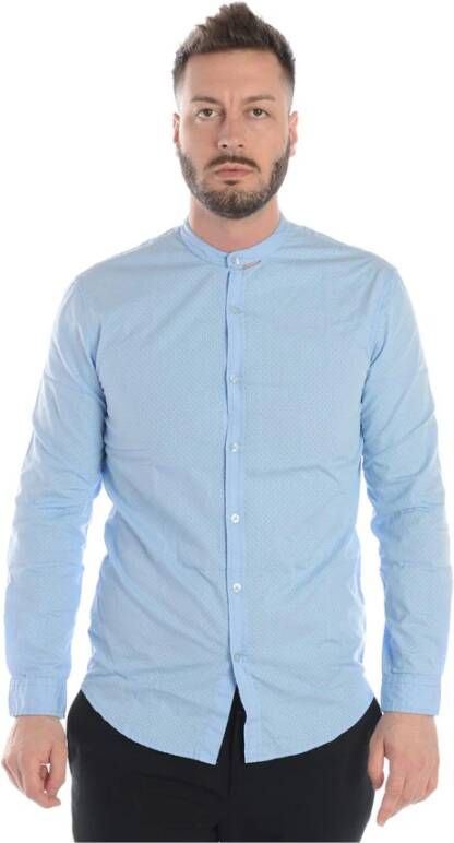 Daniele Alessandrini Blouses Shirts Blue Heren