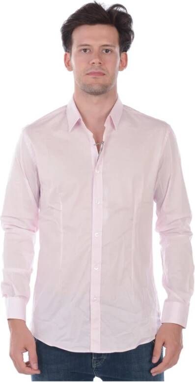 Daniele Alessandrini Basis B Shirt Pink Heren