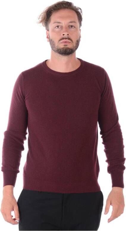 Daniele Alessandrini Klassieke Bordeaux Overhemd Red Heren
