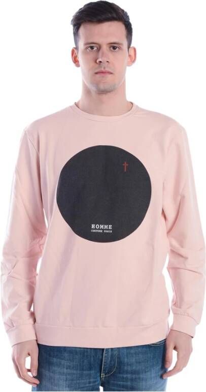 Daniele Alessandrini Sweatshirt Pink Heren