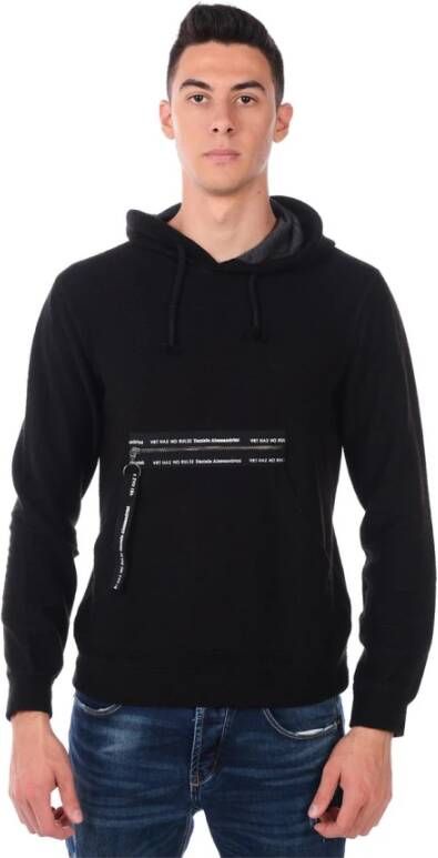 Daniele Alessandrini Koud Weer Hoodie Black Heren