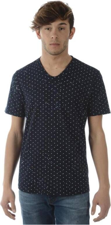 Daniele Alessandrini Gezellig Sweatshirt T-Shirt Blue Heren