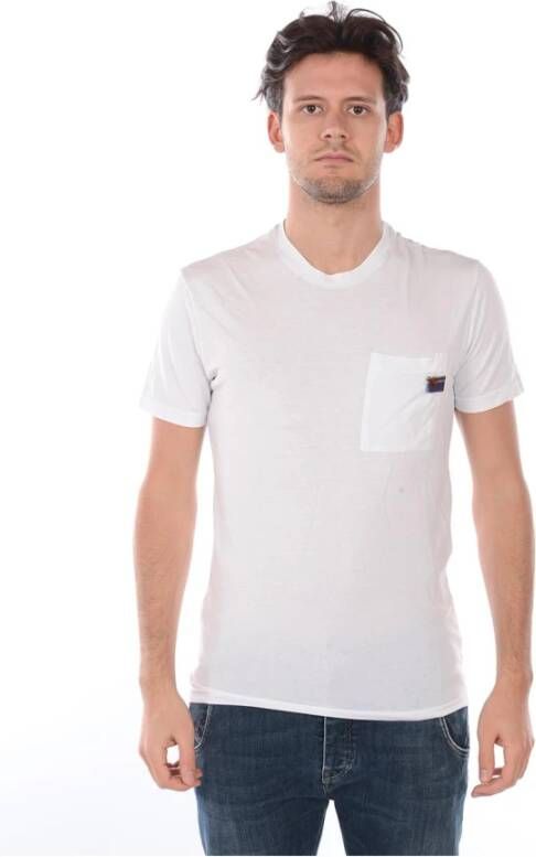 Daniele Alessandrini Witte Capsule Gebreide Top White Heren