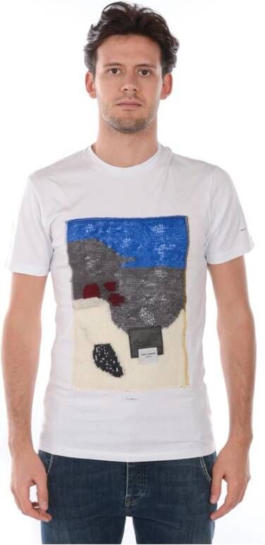 Daniele Alessandrini Pop Art Vlekken T-Shirt White Heren