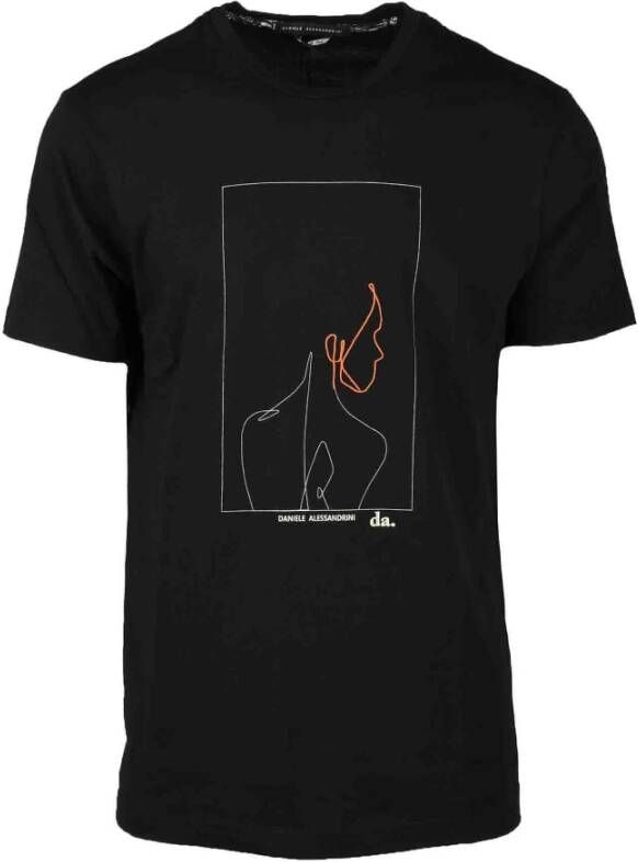 Daniele Alessandrini T-Shirts Zwart Heren