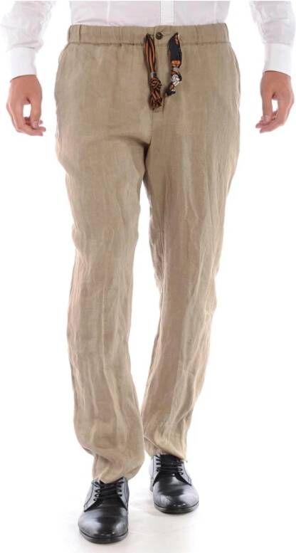 Daniele Alessandrini Trousers Beige Heren