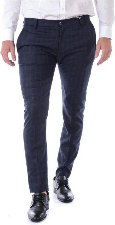Daniele Alessandrini Trousers Blauw Heren