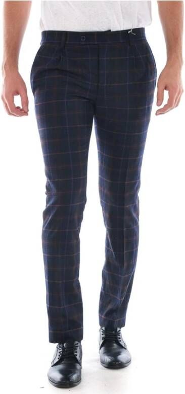 Daniele Alessandrini Trousers Blauw Heren