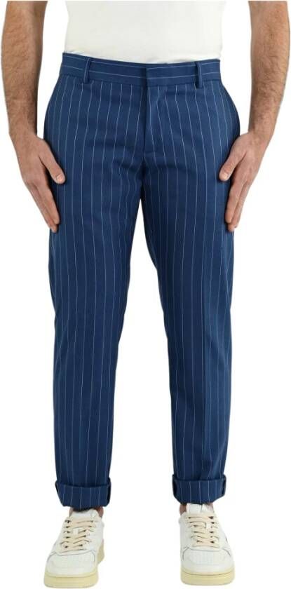 Daniele Alessandrini Trousers Blauw Heren