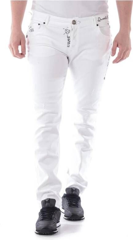Daniele Alessandrini trousers White Heren