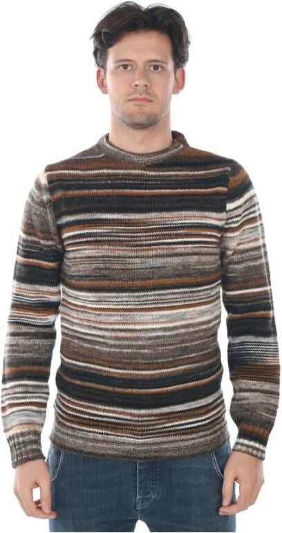 Daniele Alessandrini Pink Floyd Sweater Pullover Brown Heren