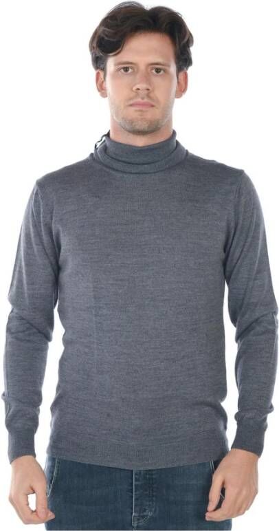 Daniele Alessandrini Munch B Sweater Pullover Gray Heren
