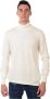 Daniele Alessandrini Geribbelde Sweater Pullover White Heren - Thumbnail 1
