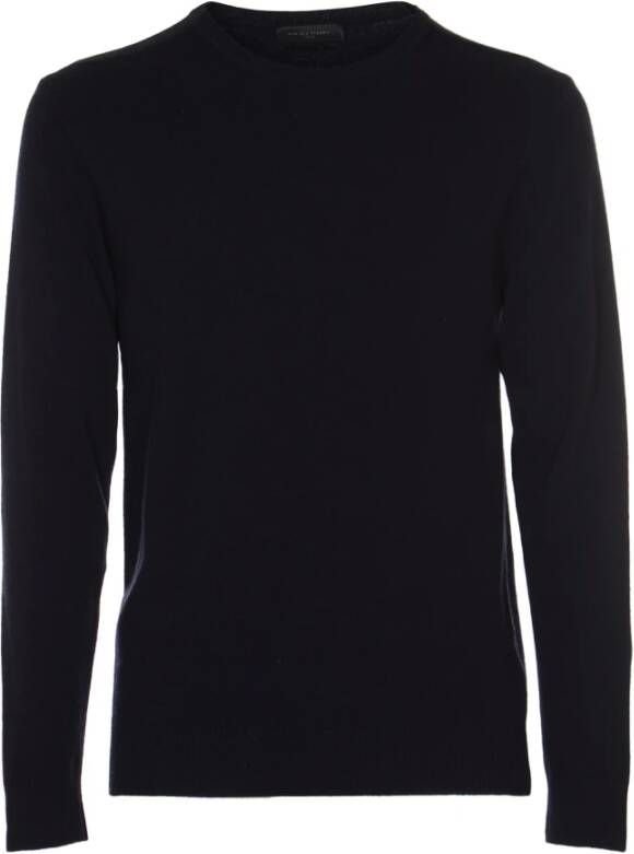 Daniele Fiesoli Blauwe Sweaters met Cashmere Mix Blauw Heren