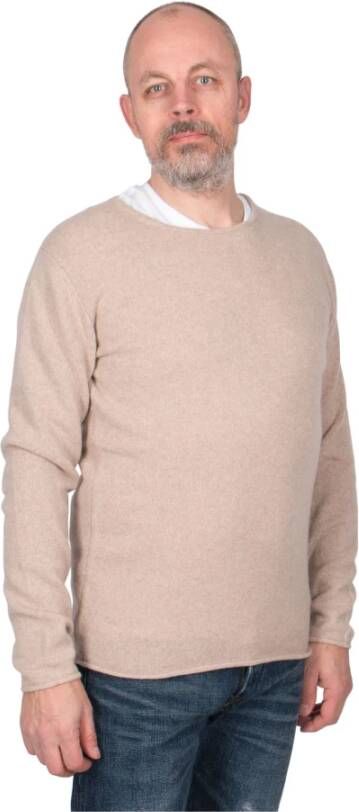 Daniele Fiesoli Kasjmier Pullover in Zandkleur Beige Heren