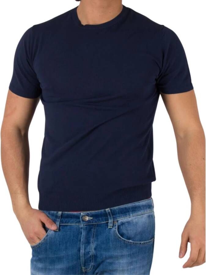 Daniele Fiesoli T-Shirts Blauw Heren