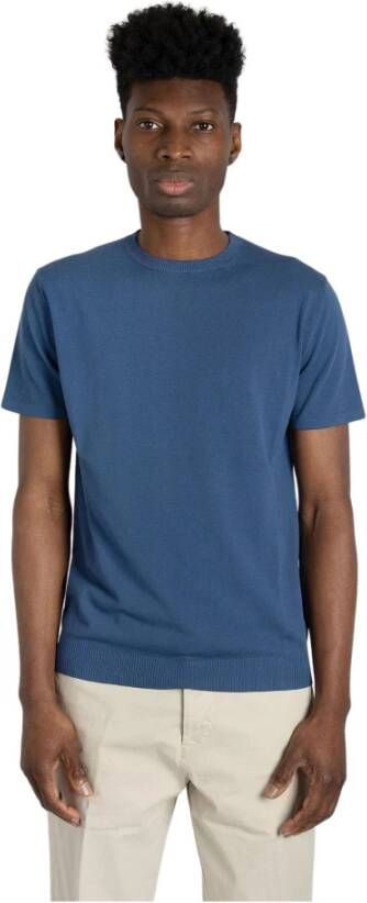 Daniele Fiesoli T-Shirts Blauw Heren