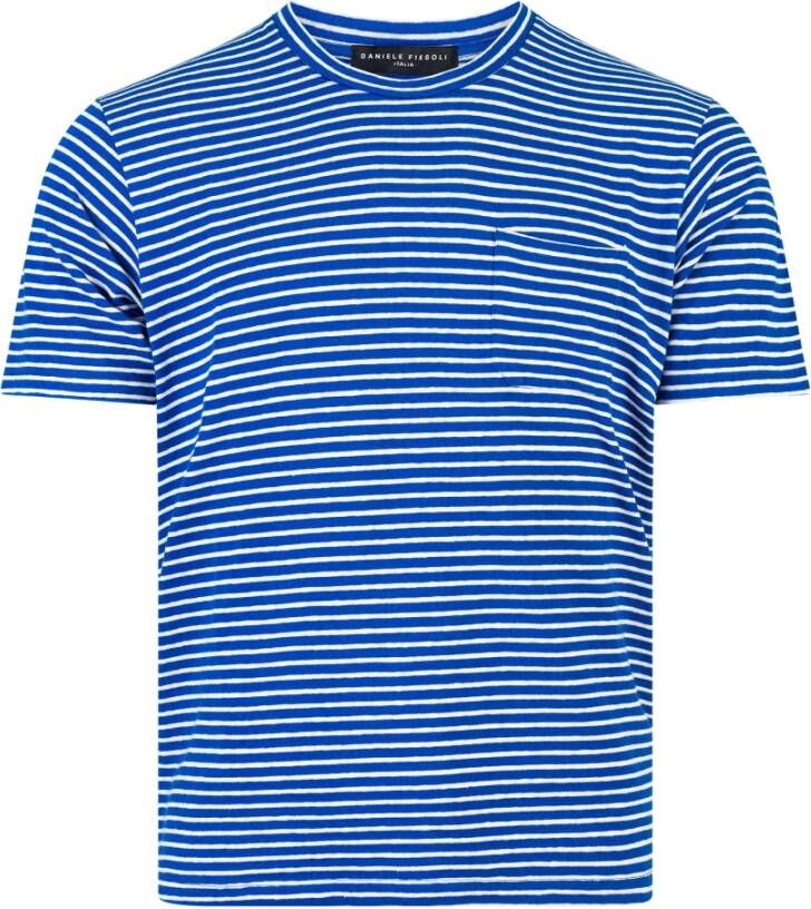 Daniele Fiesoli T-Shirts Blauw Heren