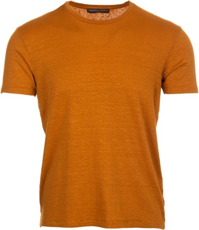 Daniele Fiesoli T-Shirts Oranje Heren