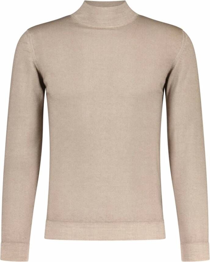 Daniele Fiesoli Tijdloze Heren Coltrui in Merinowol Beige Heren