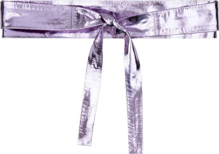 Dante 6 Allegra Wrap Leather Belt Paars Dames