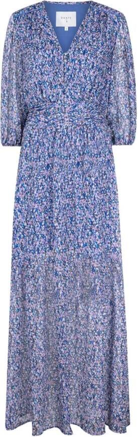 Dante 6 Bedrukte Maxi Jurk (Duurzaam) Blauw Dames