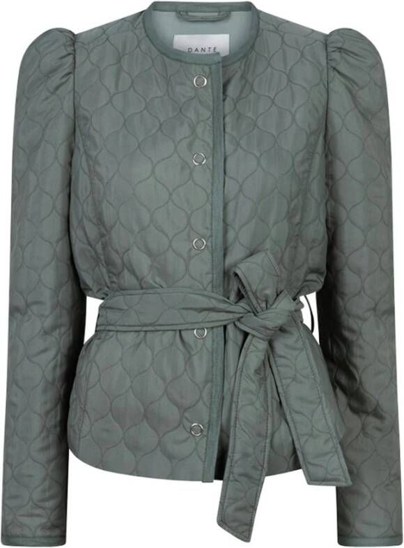 Dante 6 Gewatteerde jas voor chique en stedelijke stijlen Green Dames
