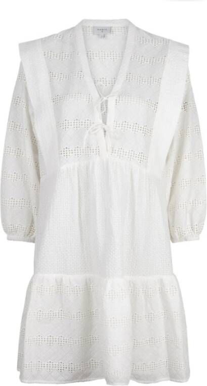 Dante 6 Broderie jurk Misa naturel