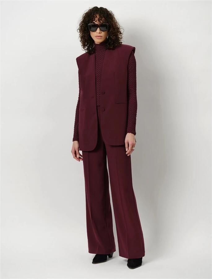 Dante 6 Clio Bordeaux Gilets Stijlvolle Vest Red Dames - Foto 3