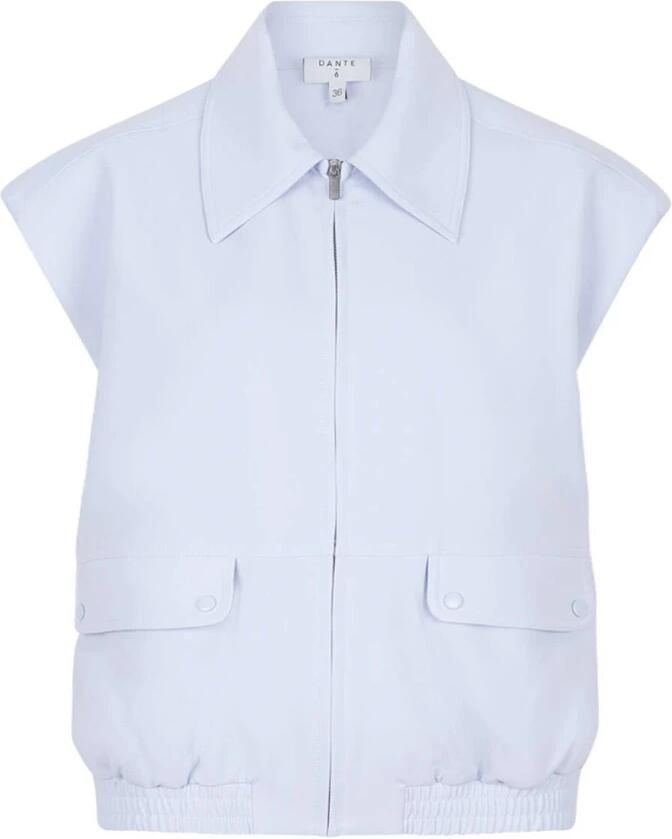 Dante 6 Rowen Vest Stijlvolle Mouwloze Vest Blue Dames - Foto 4