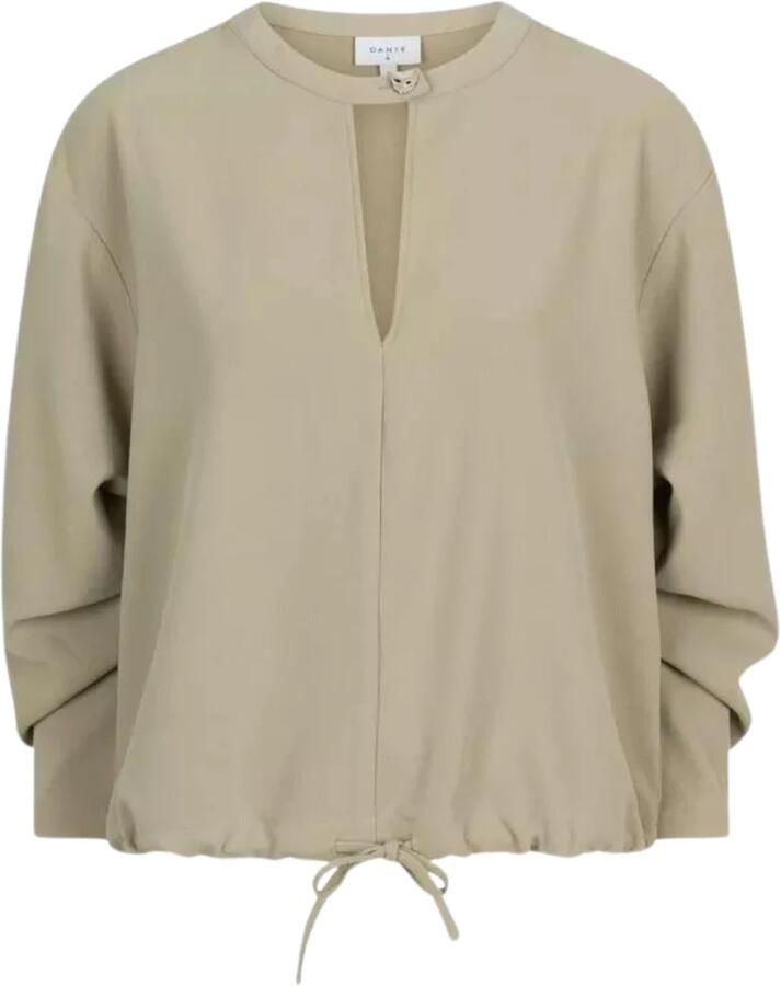 DANTE6 Dames Tops & T-shirts Thorn Drawstring Cord Top Groen - Foto 3