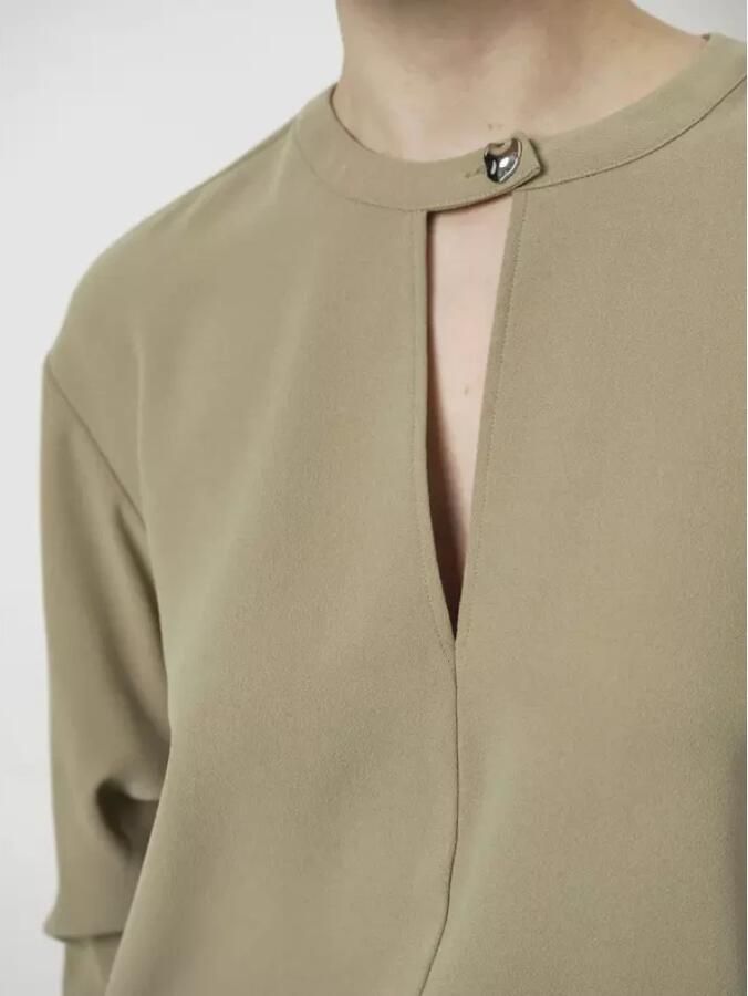 DANTE6 Dames Tops & T-shirts Thorn Drawstring Cord Top Groen