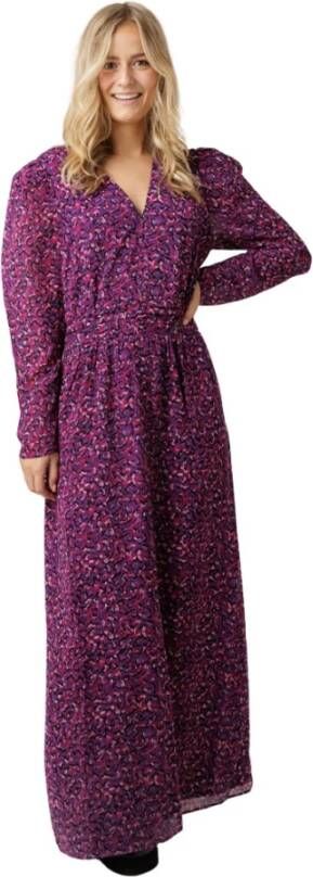 Dante 6 Gedrukte Maxi Jurk Multikleur Purple Dames