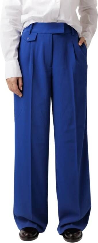 Dante 6 Hoge taille kobaltblauwe broek Blauw Dames