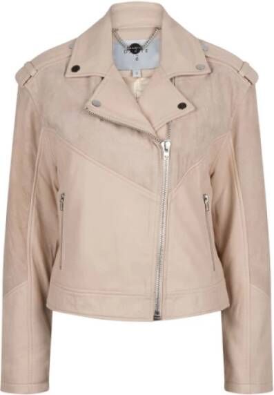 Dante 6 Leather Jackets White Dames