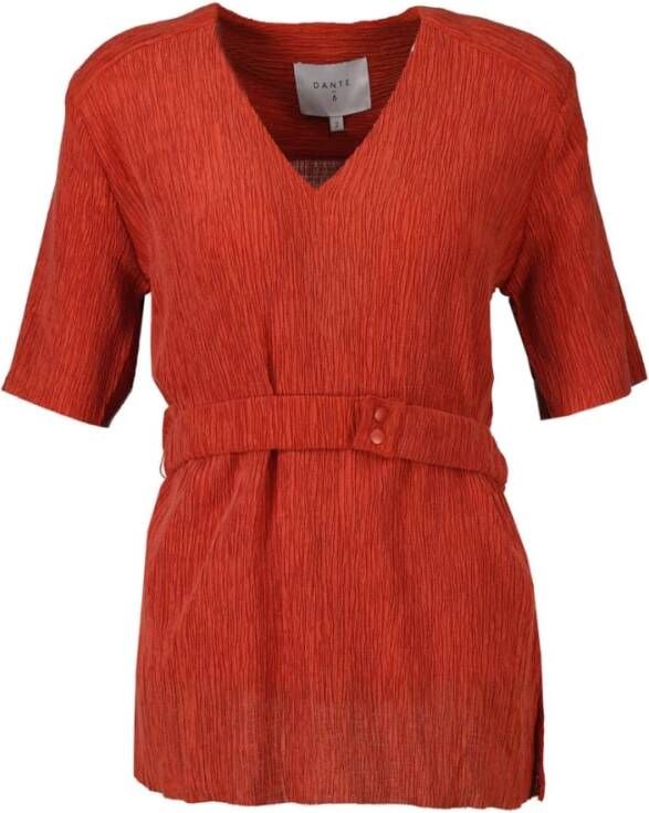 Dante 6 Prachtige Blouse voor Modieuze Vrouwen Rood Dames