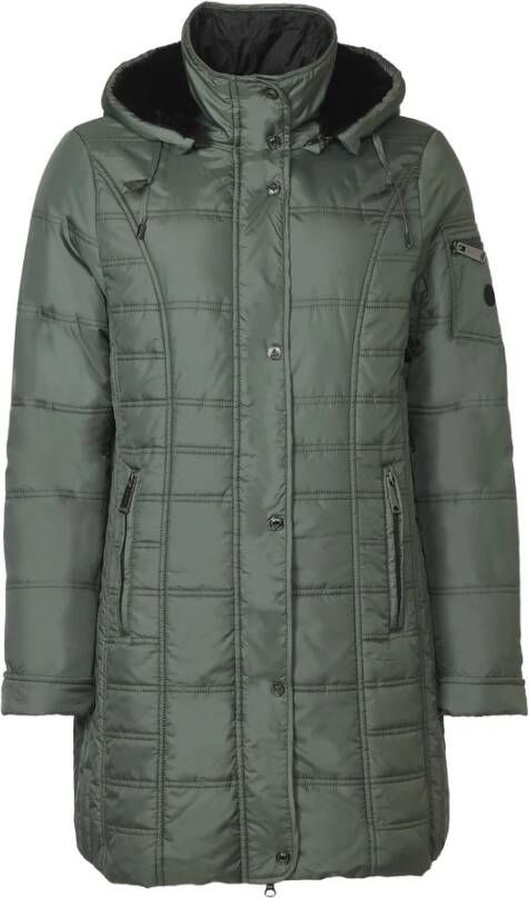 Danwear Gewatteerde Erica Jas 8001-102 Army Black Green Dames