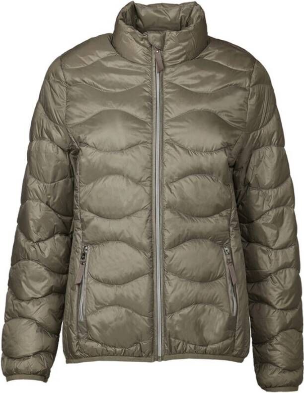 Danwear Down Jackets Groen Dames