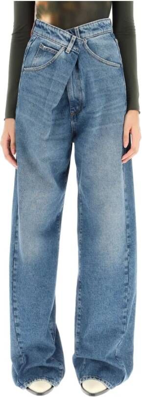 Darkpark ines asymmetrische jeans Blauw Dames