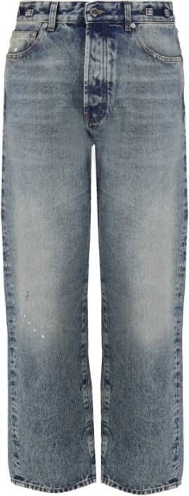 Darkpark Jeans met relaxte pasvorm en distressed details Blue Heren