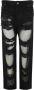 Darkpark Straight Jeans Zwart Dames - Thumbnail 1