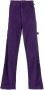Darkpark Straight Trousers Purple Heren - Thumbnail 1