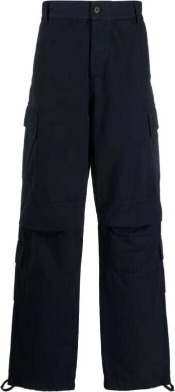 Darkpark Tapered Trousers Blauw Heren