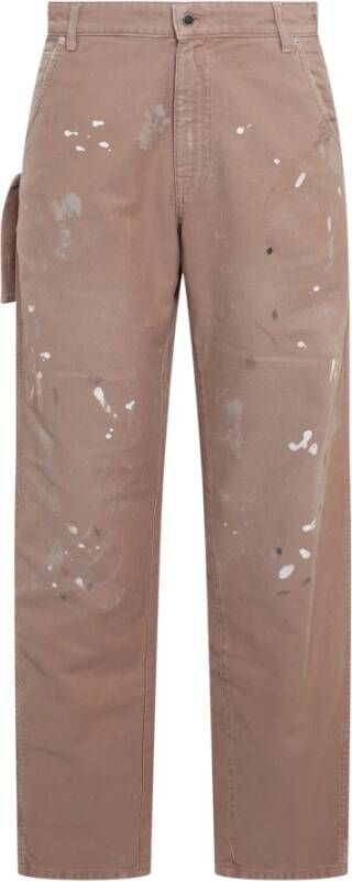 Darkpark Casual Denim Jeans met Zakken Beige Heren