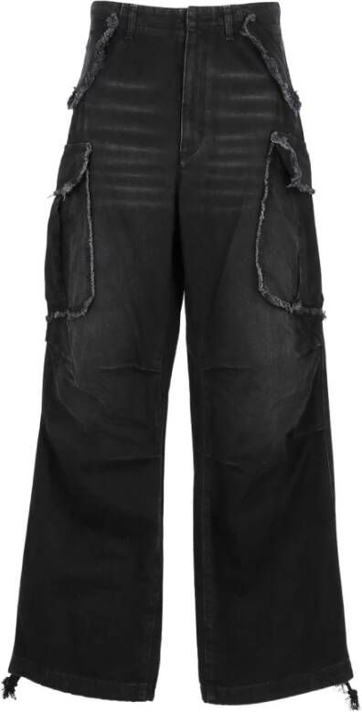 Darkpark Wide Trousers Zwart Dames