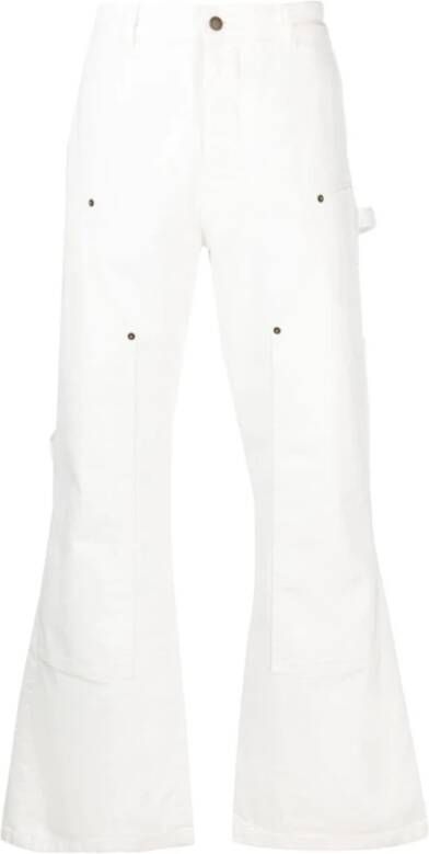 Darkpark Witte Flared Jeans White Heren