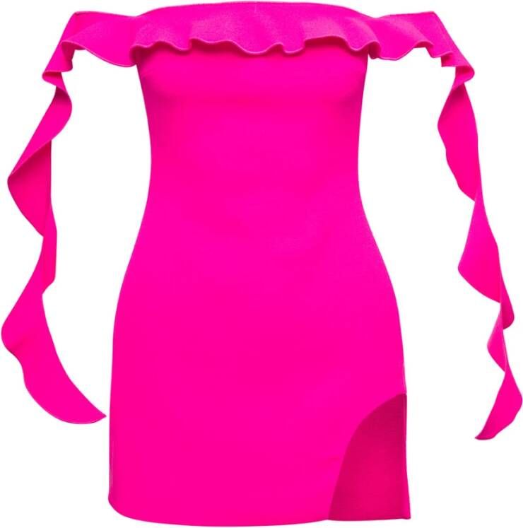 David Koma Short Dresses Roze Dames