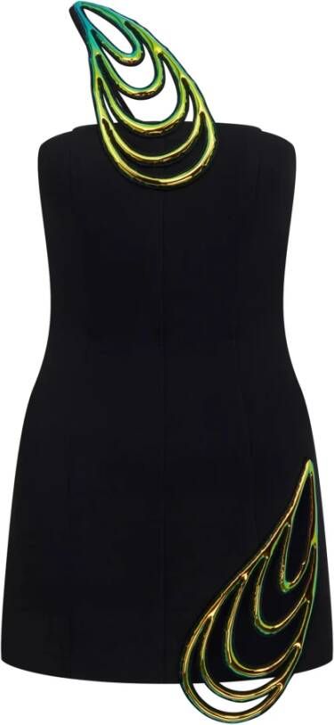 David Koma Short Dresses Zwart Dames
