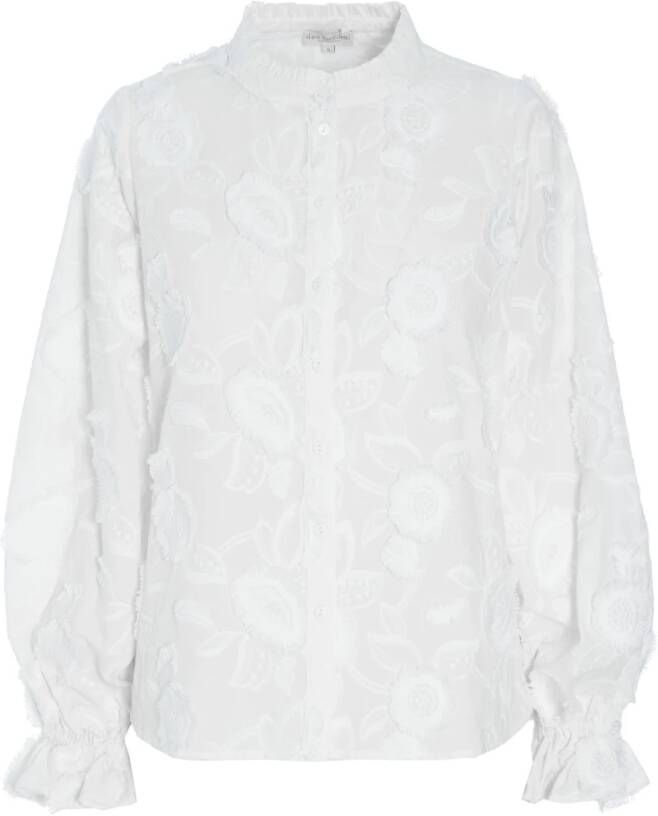 Dea Kudibal Jasmine NS (Co) Natuurlijk Wit Blouse Wit Dames