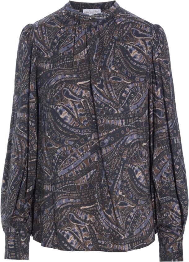 Dea Kudibal Cobra Blue Tuniek met Volumineuze Mouwen Blauw Dames